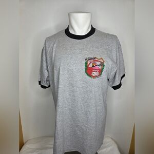 Port And Company Size L - 2XL"48 Hours &Sebring"Gray Men's Racing Graphic Tee